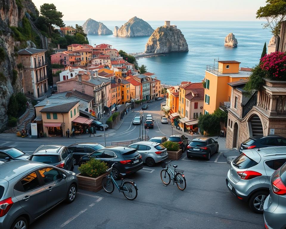 Parkplätze in Cinque Terre