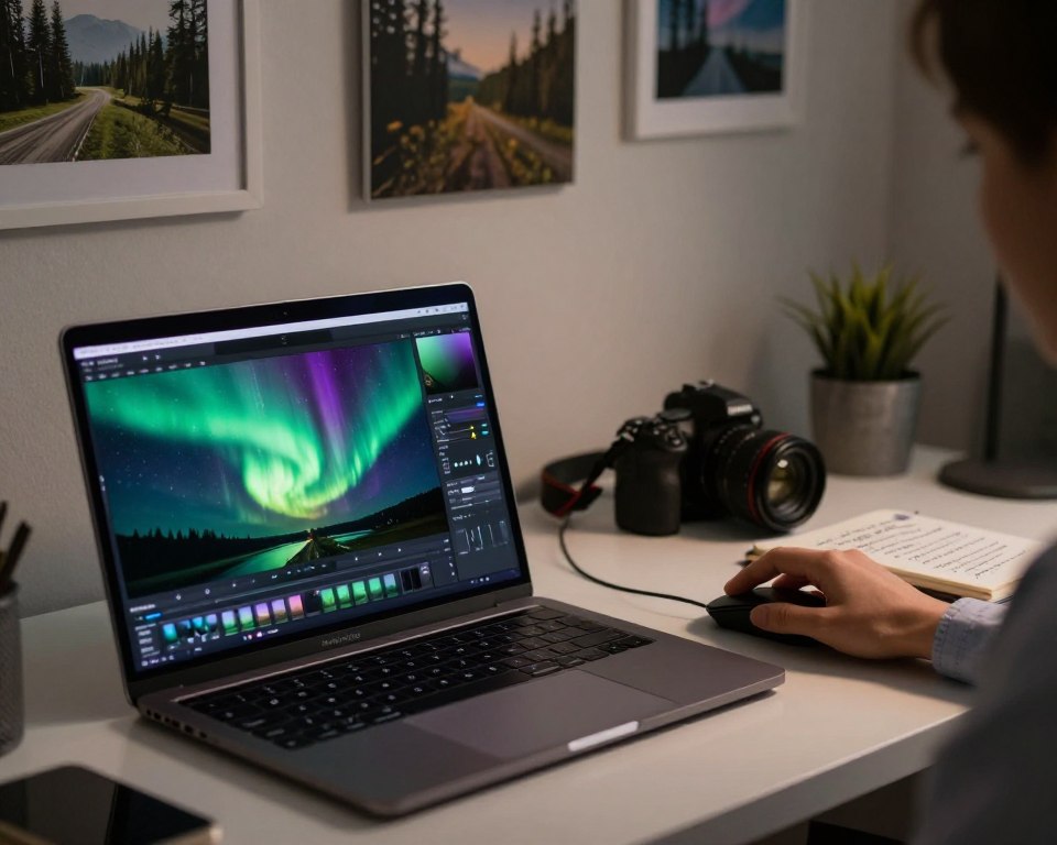 Polarlichtfotos bearbeiten in Lightroom