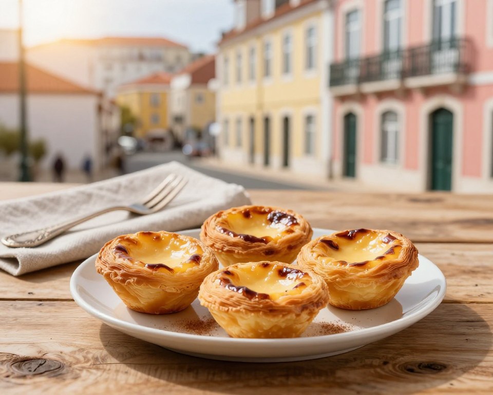 Portugiesisches Gebäck Pasteis de Nata