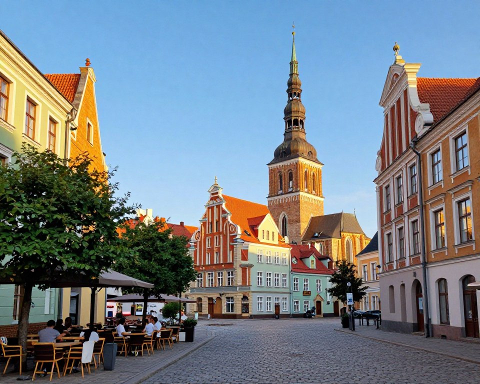Riga Altstadt historische Gassen