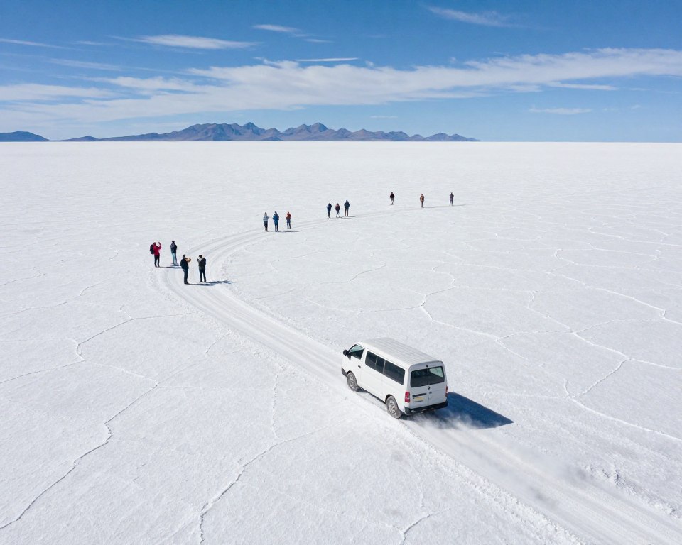 Salar de Uyuni Tagesausflug Landschaft