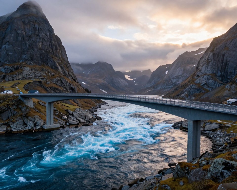 Saltstraumen Brücke Aussichtspunkt