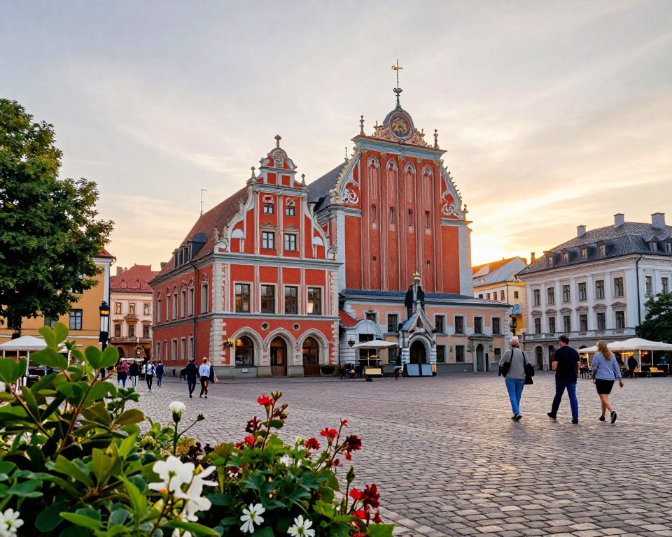 Schwarzhäupterhaus in Riga Lettland Hauptstadt