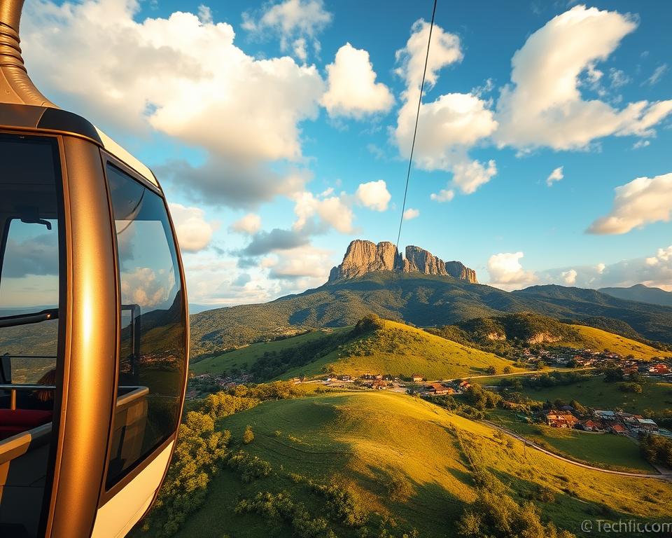 Seilbahn San Marino Ausblick Seilbahn San Marino Ausblick