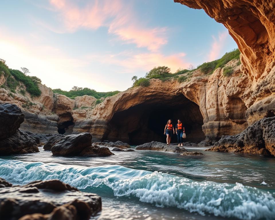 Sicherheit bei Benagil Höhle