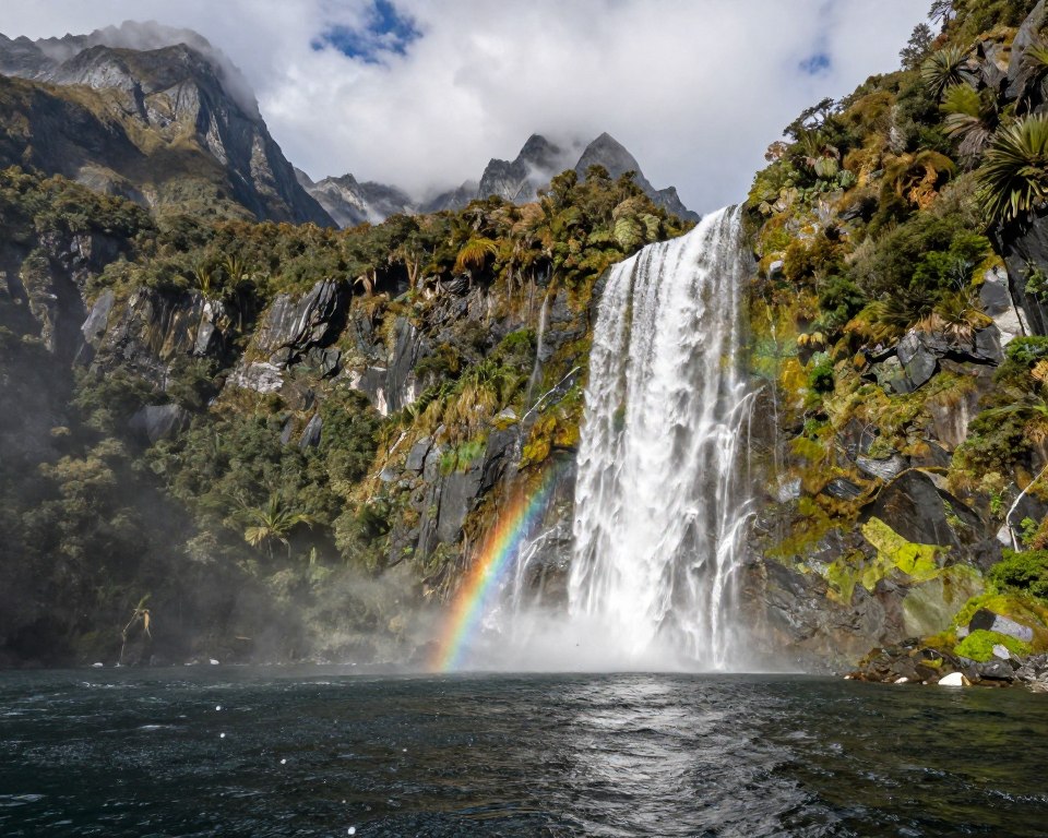 Stirling Falls im Milford Sound