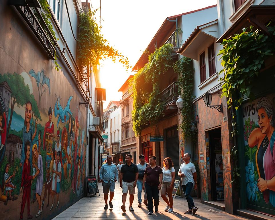 Straßenkunst Georgetown