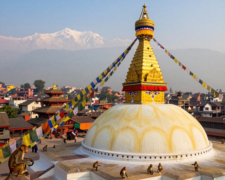Swayambhunath Stupa in Kathmandu