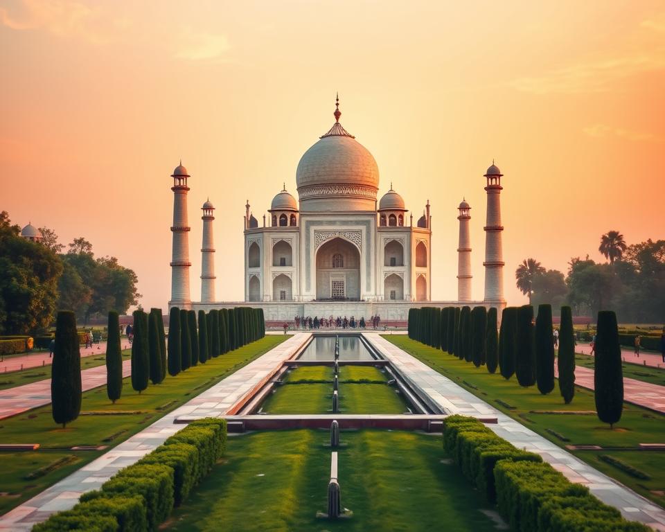 Taj Mahal Sonnenaufgang