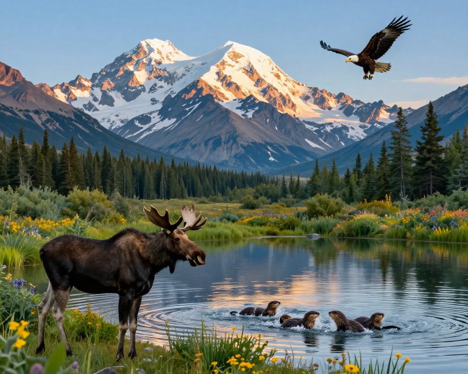 Tierbeobachtung im Denali Tierbeobachtung im Denali