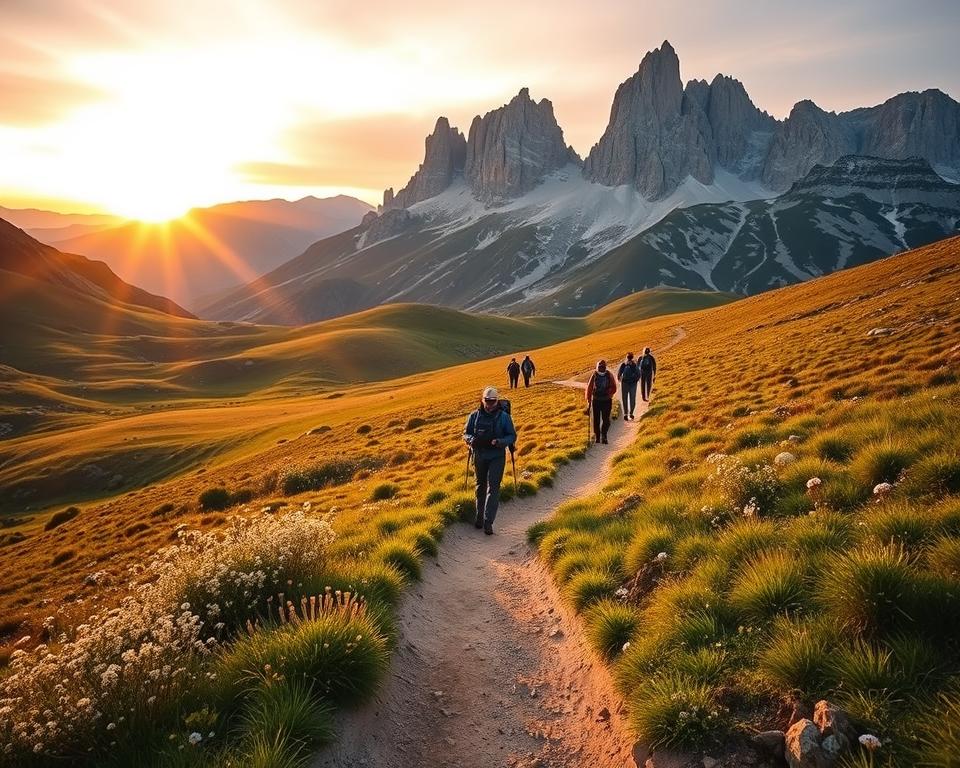 Trekkingrouten im Nationalpark Sierra Nevada