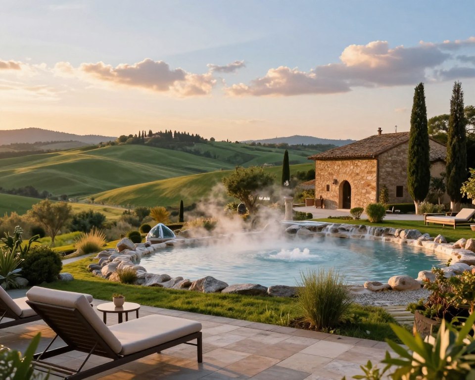 Unterkunft Thermalquellen Toskana