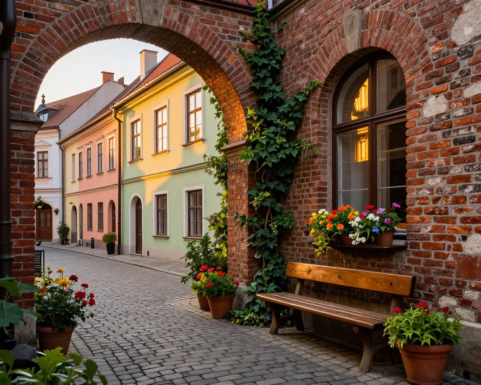 Versteckte Innenhöfe in Krakau