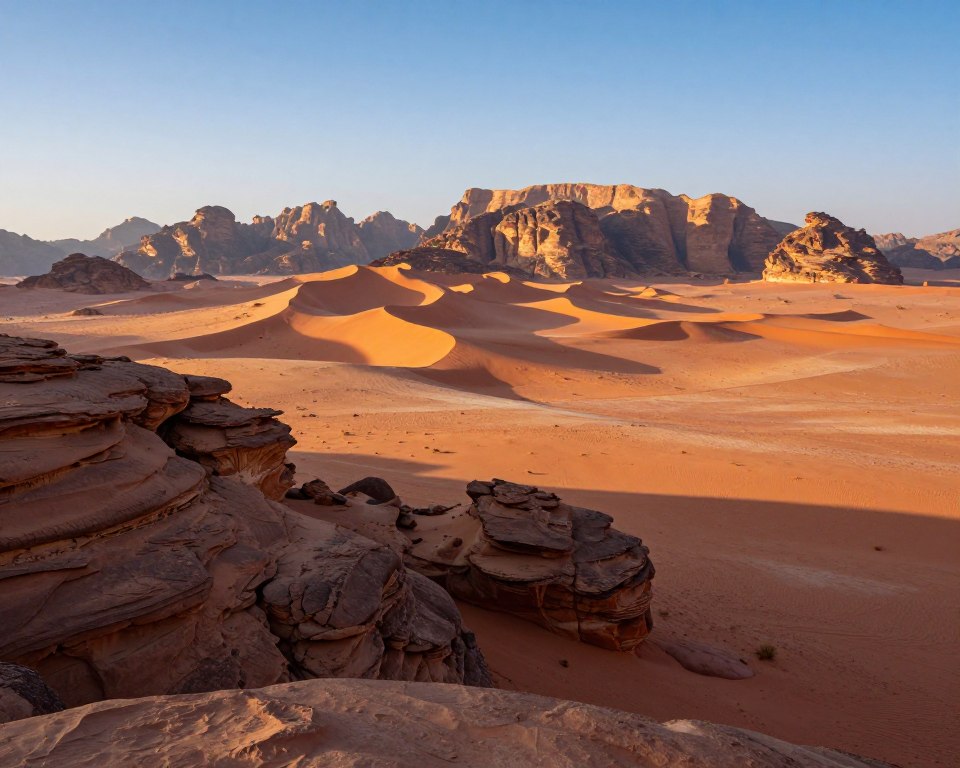 Wadi Rum Wüstenlandschaft Jordanien