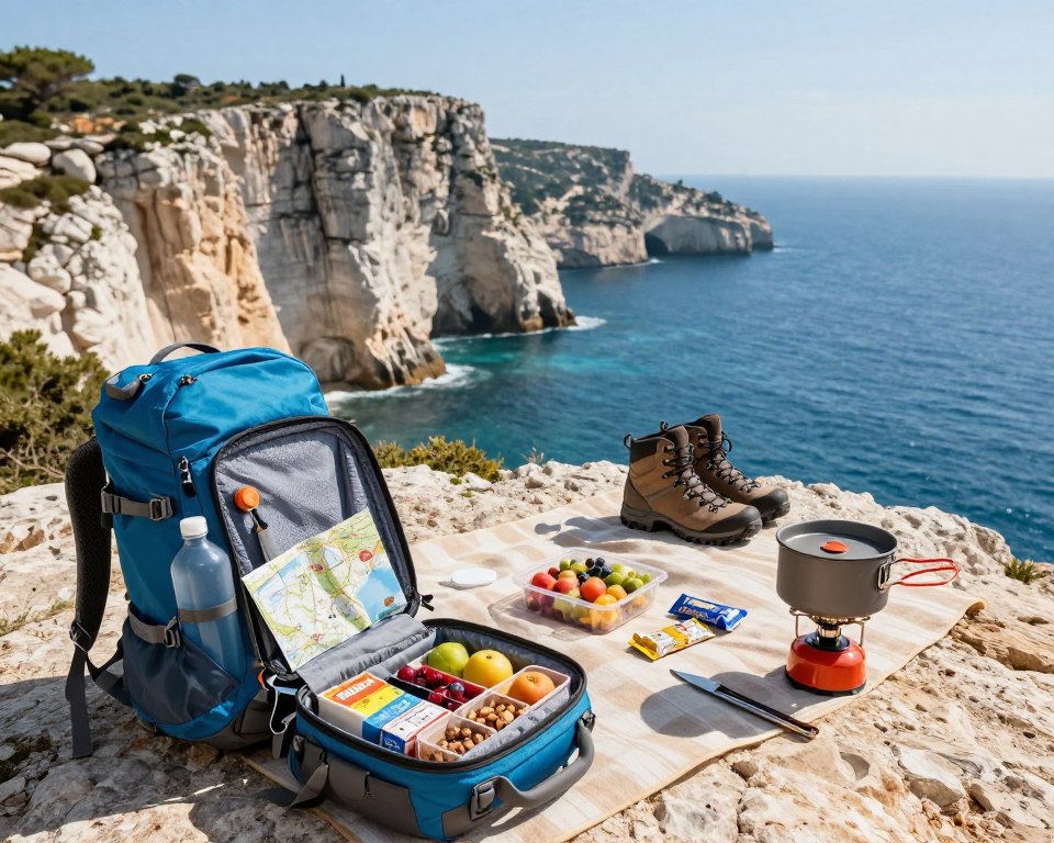 Wanderausrüstung für Calanques