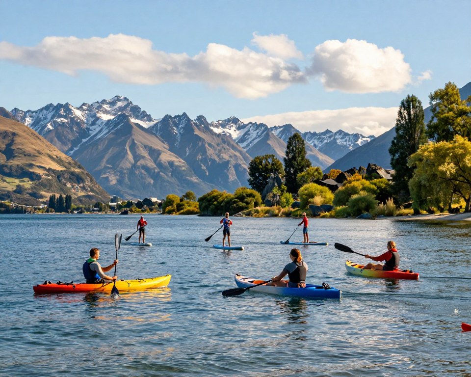 Wassersport am Lake Wanaka