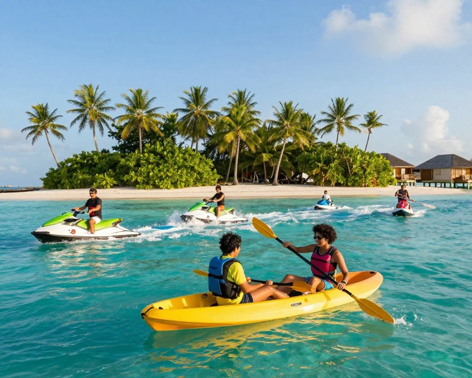 Wassersportaktivitäten Malediven