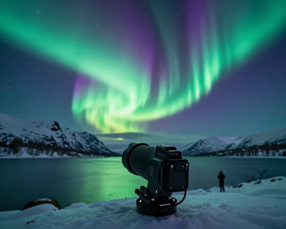 Weitwinkelobjektiv für Nordlichter