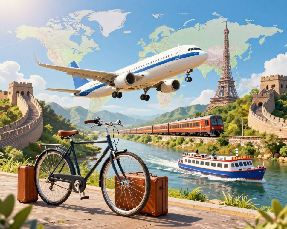 Weltreise Transportoptionen