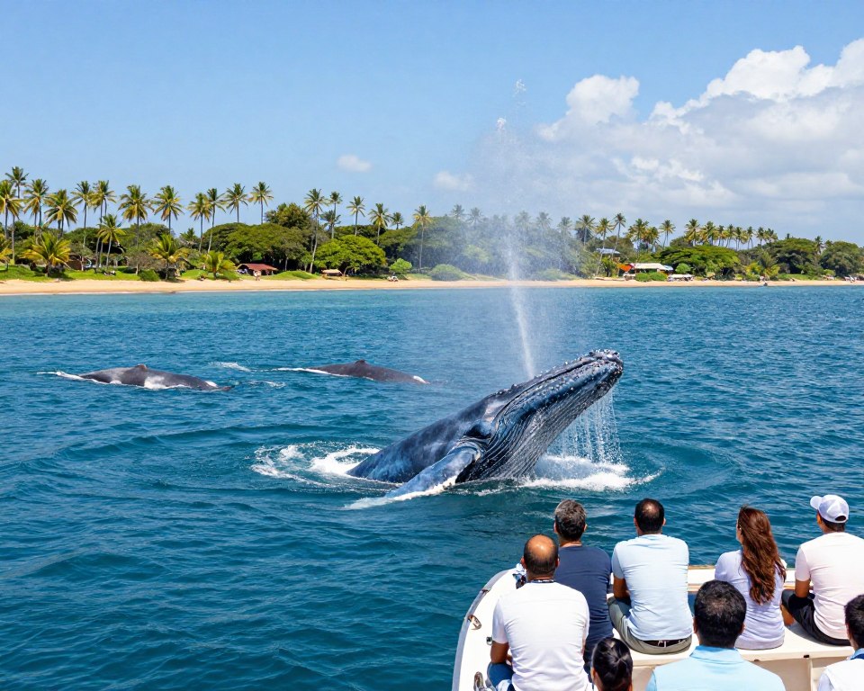 Whale Watching Tour vor der Küste