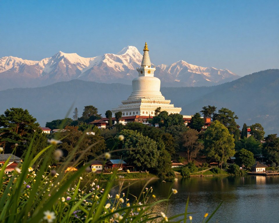 World Peace Pagoda in Pokhara