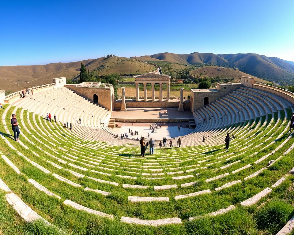 antiken theater epidauros akustik