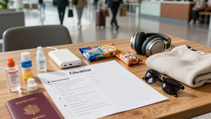 handgepäck packliste