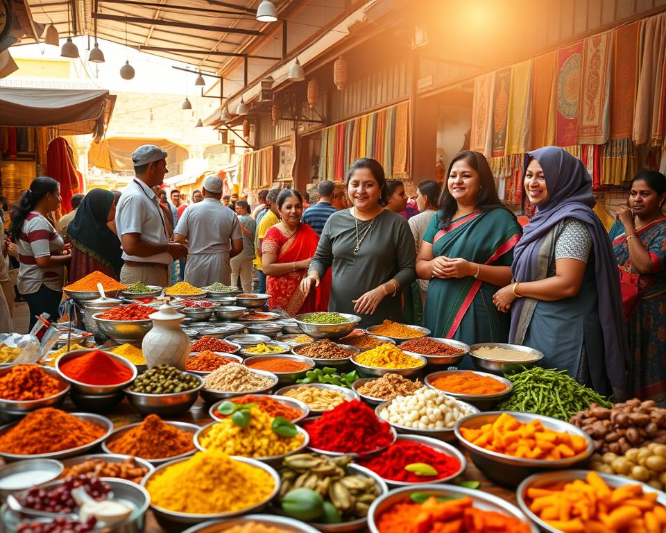 kulturelle Einblicke Märkte Küche