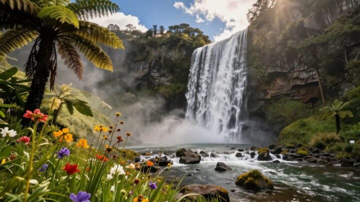 wasserfall neuseeland