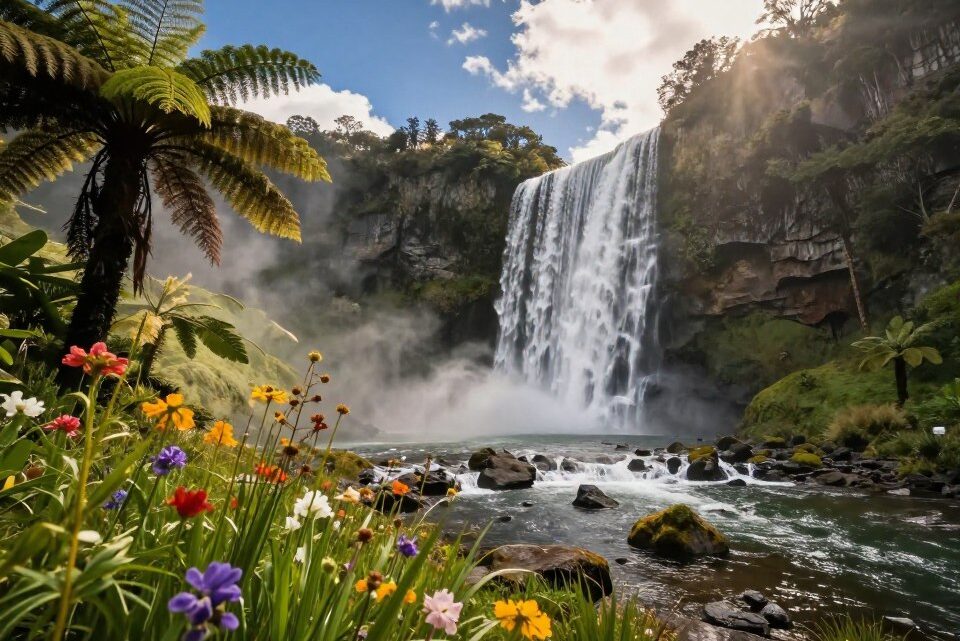 wasserfall neuseeland