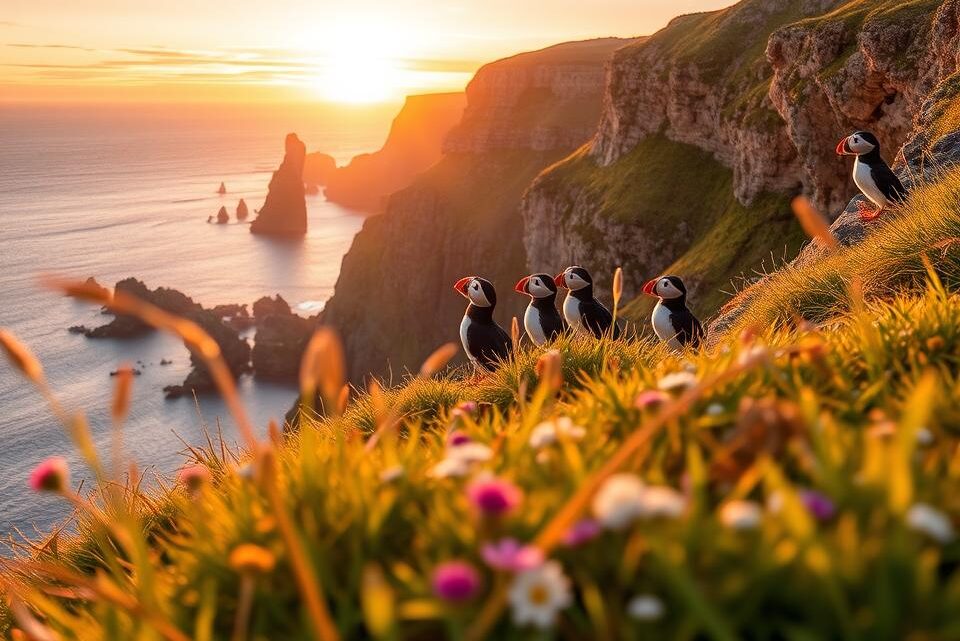 papageientaucher island