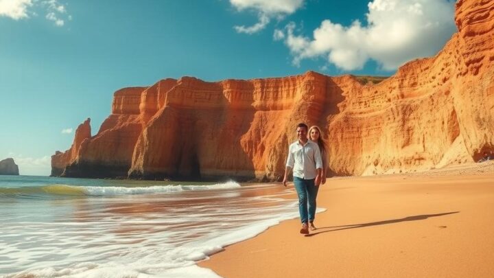 praia da falesia portugal